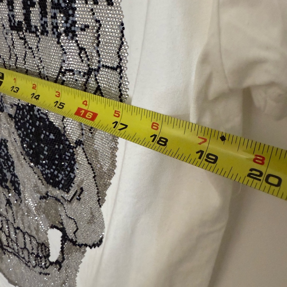 NWT $678 philipp plein t shirt Cristals Skull men Size M - Picture 14 of 16